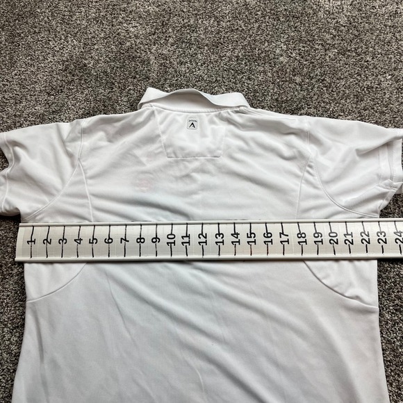 Chicago Cubs Antigua Womens‎ Polo Shirt XL White MLB Golf Performance Patch Logo - Picture 8 of 9